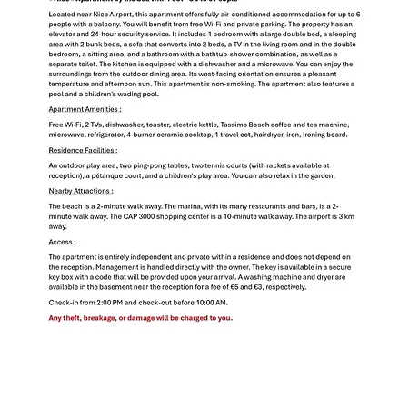 Seaside Pool And Tennis Apartman *